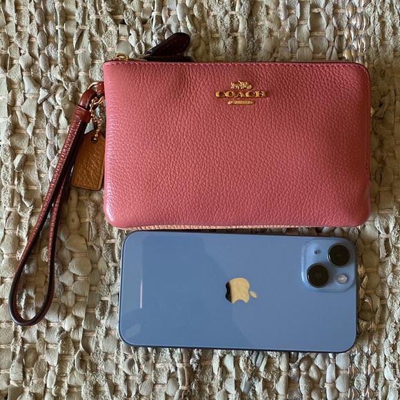 Coach Double pouch wallet colorblock - Picture 2 of 7